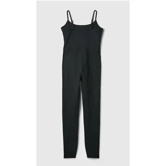 Gap Fit Jumpsuit Women Black One Piece Power Exercise Travel Comfort XXL T NWT